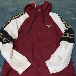 Victoria’s Secret Pink Maroon windbreaker